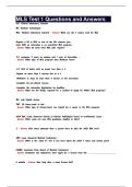 MLS Test 1 Questions and Answers