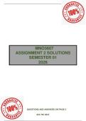 MNO3607 - ASSIGNMENT 2 SOLUTIONS &lpar; SEMESTER 1 2026 &rpar;