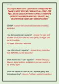 PADI Open Water Diver Certification EXAM&vert;&vert;VERIFIED  EXAM&excl;&excl;&vert;&vert; MOST RECENT EXAM ACTUAL COMPLETE  REAL EXAM QUESTIONS AND CORRECT ANSWERS  &lpar;VERIFIED ANSWERS&rpar; ALREADY GRADED A&plus; &vert;  GUARANTEED SUCCESS&excl;&excl; NEWEST EXAM&excl;&excl;&excl;
