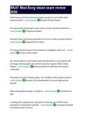 BKAT Med-Surg latest exam review 2026