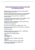 TRAVEL MEDICINE EXAM WITH COMPLETE SOLUTIONS 100&percnt; VERIFIED 2026-2027&excl;&excl;