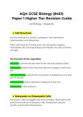 AQA GCSE Cell Biology Full Revision Guide