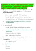 Illinois Exam for Nursing Home Administrators Practice  Exam &num;1 &lpar;John Cirn&rpar; 176 Questions & Answers &vert; Latest  Update &vert; Exam Prep &vert; 100&percnt; Pass Guarantee