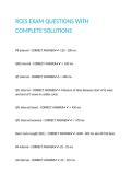 RCES EXAM QUESTIONS WITH COMPLETE SOLUTIONS