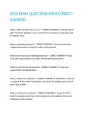 RCES EXAM QUESTIONS WITH CORRECT ANSWERS