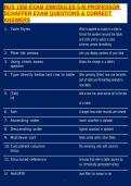 BUS 1350 EXAM 2&lpar;MODULES 5-8&rpar; PROFESSOR SCHAFFER EXAM QUESTIONS & CORRECT ANSWERS