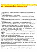 ASCP MLT Chemistry Certification Review &lpar;Proteins&comma; NPNs&comma; and Carbohydrates&rpar; High-Yield Q&A &lpar;2026&rpar;&period;pdf