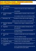 BUS 1350 FINAL EXAM &ndash; RISINGER QUESTIONS WITH CORRECT RATIONALES