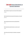 TAP 250 Epic Tapestry Exam Questions & Answers Study Guide