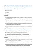 Cardiovascular management Nursing exam questions and answers 2026-27