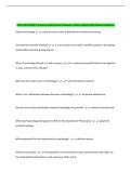 PSYC 2301 EXAM 1 Questions with Correct Answers&vert; Latest Update 100&percnt; Solved &lpar;Grade A&plus;&rpar;