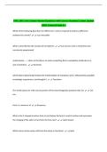 PSYC 2301 Unit 2 Exam Review Questions with Correct Answers&vert; Latest Update  100&percnt; Solved &lpar;Grade A&plus;&rpar; 