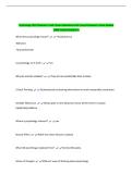 Psychology 2301 Chapters 1 and 2 Exam Questions with Correct Answers&vert; Latest Update  100&percnt; Solved &lpar;Grade A&plus;&rpar; 