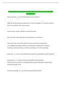Psychology 2301 Final Exam Review Questions with Correct Answers&vert; Latest Update 100&percnt;  Solved &lpar;Grade A&plus;&rpar;
