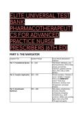 Elite Test Bank&colon; Pharmacotherapeutics for Advanced Practice Nurse Prescribers &lpar;6th Edition&rpar; &vert; APRN 2026&sol;2027 Guidelines