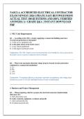NASCLA ACCREDITED ELECTRICAL CONTRACTOR  EXAM NEWEST 2026 UPDATE FAST REVIWED FROM  ACTUAL TEST 100 QUESTIONS AND 100&percnt; VERIFIED  ANSWERS&vert; A&plus; GRADE Q&A &vert; INSTANT DOWNLOAD  PDF