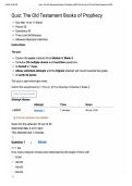 BIBL 104 Quiz&colon; The Old Testament Books of Prophecy &vert; Score 49&sol;50 &vert; Liberty University