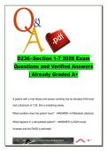 D236 Exam Q&A &lpar;150 Questions&rpar; &ndash; Pathophysiology&comma; Cardiovascular&comma; Respiratory&comma; Renal Disorders &ndash; Healthcare