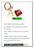 DWC EXAM COMPLETE PACKAGE DEAL