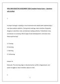WGU D659 OBJECTIVE ASSESSMENT 2026 Complete Practice Exam