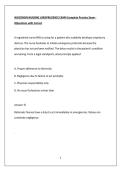 WISCONSIN NURSING JURISPRUDENCE Practice Exam