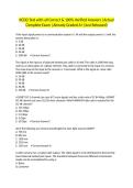 RCDD Test with all Correct & 100&percnt; Verified Answers &vert;Actual Complete Exam &vert;Already Graded A&plus; &lpar;Just Released&rpar;