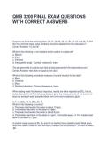 QMB 3200 FINAL EXAM QUESTIONS WITH CORRECT ANSWERS