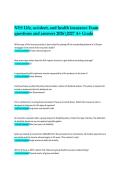 New York State Life&comma; Accident&comma; and Health Insurance Exam &ndash; Questions and Answers &vert; 2026&sol;2027 &vert; A&plus; Grade &lpar;Exam Preparation Material&rpar;