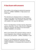 F Gas Exam with answers