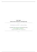 WGU D488 Cybersecurity Architecture and Engineering &mdash; Final Objective Assessment 2026&sol;2027 &vert; 75 Multiple-Choice Questions with Detailed Rationales