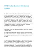 MPRE Practice Questions With Correct Answers