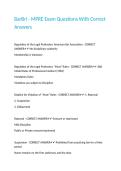 BarBri - MPRE Exam Questions With Correct Answers