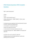 NYLE Module Questions With Complete Solutions