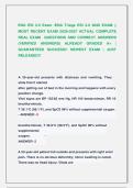 ENA ESI 2&period;0 Exam &sol;ENA Triage ESI 2&period;0 2026 EXAM &vert;&vert;  MOST RECENT EXAM 2026-2027 ACTUAL COMPLETE  REAL EXAM  QUESTIONS AND CORRECT ANSWERS  &lpar;VERIFIED ANSWERS&rpar; ALREADY GRADED A&plus; &vert;  GUARANTEED SUCCESS&excl;&excl; NEWEST EXAM &vert; JUST  RELEASED&excl;&excl; 
