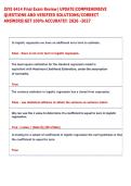 ISYE 6414 Final Exam Review&vert; UPDATE&vert;COMPREHENSIVE  QUESTIONS AND VERIFIED SOLUTIONS&sol;CORRECT  ANSWERS&vert;GET 100&percnt; ACCURATE&excl;&excl; 2026 -2027 