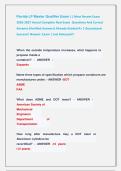 Florida LP Master Qualifier Exam &vert;&vert; Most Recent Exam  2026-2027 Actual Complete Real Exam  Questions And Correct   Answers &lpar;Verified Answers&rpar; Already Graded A&plus; &vert; Guaranteed   Success&excl;&excl; Newest  Exam &vert; Just Released&excl;&excl;