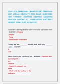 FSVO - IFSI EXAM &lpar;2026&rpar; &vert;&vert; MOST RECENT EXAM 2026 2027 ACTUAL COMPLETE REAL EXAM  QUESTIONS  AND CORRECT ANSWERS &lpar;VERIFIED ANSWERS&rpar;  ALREADY GRADED A&plus; &vert; GUARANTEED SUCCESS&excl;&excl;  NEWEST EXAM &vert; JUST RELEASED&excl;&excl;  