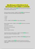 Mkt 300 Exam 4 UPDATED ACTUAL  QUESTIONS AND CORRECT ANSWERS