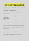 MKT 300 Exam 4 Eaton ASU UPDATED  QUESTIONS AND CORRECT ANSWERS