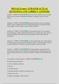 MSN 623 Exam 1 UPDATED ACTUAL  QUESTIONS AND CORRECT ANSWERS