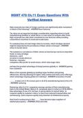 MGMT 478 Ch&period;11 Exam Questions With Verified Answers