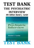 Test Bank for The Psychiatric Interview 4th Edition &ndash; Daniel J&period; Carlat Questions and Answers PDF &lpar;Latest Update 2026&ndash;2027&rpar;