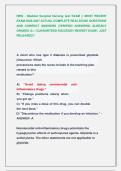 HESI - Medical Surgical Nursing test EXAM &vert;&vert; MOST RECENT  EXAM 2026-2027 ACTUAL COMPLETE REAL EXAM  QUESTIONS  AND CORRECT ANSWERS &lpar;VERIFIED ANSWERS&rpar; ALREADY  GRADED A&plus; &vert; GUARANTEED SUCCESS&excl;&excl; NEWEST EXAM &vert; JUST  RELEASED&excl;&excl;  