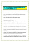PSY 101 &ndash; StraighterLine Final Exam &vert; Questions and Answers &vert; 2026&sol;2027 &vert; A&plus; Grade &lpar;Exam Preparation Material&rpar;