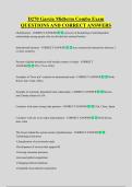 D270 Garcia Midterm Combo Exam  QUESTIONS AND CORRECT ANSWERS