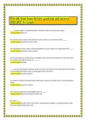 PSY-101 Final Exam Review Questions and Answers 2026&sol;2027 A&plus; Grade &ndash; Practice Questions with Answers
