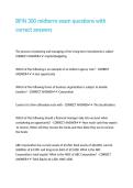 BFIN 300 midterm exam questions with correct answers