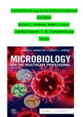 TEST BANK For Microbiology for the Healthcare Professional&comma; 3rd Edition By Karin C&period; VanMeter&comma; Robert J&period; Hubert &vert; Verified Chapters 1 - 25 &vert; Complete Newest Version