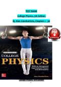 College Physics 5th Edition Test Bank &ndash; Complete Questions & Answers