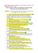 NUR 502 Review Topics for Chapters 5 and 6 &vert; Questions and Answers &vert; 2026 Updated &vert; 100&percnt; Correct &ndash; STU&period;